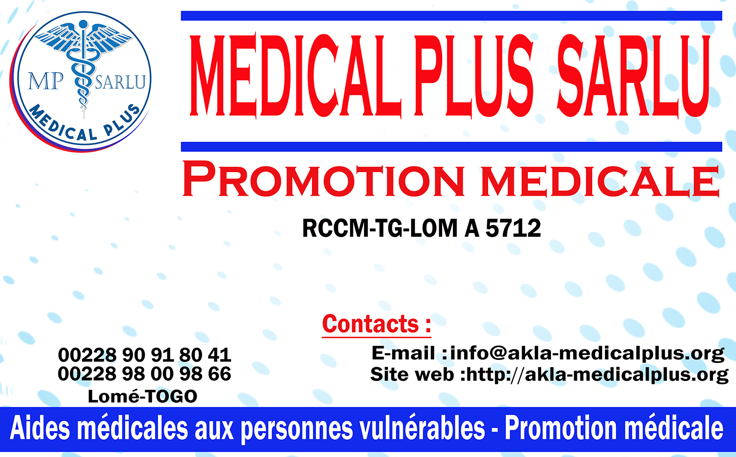 A propos de MEDICAL PLUS SARLU